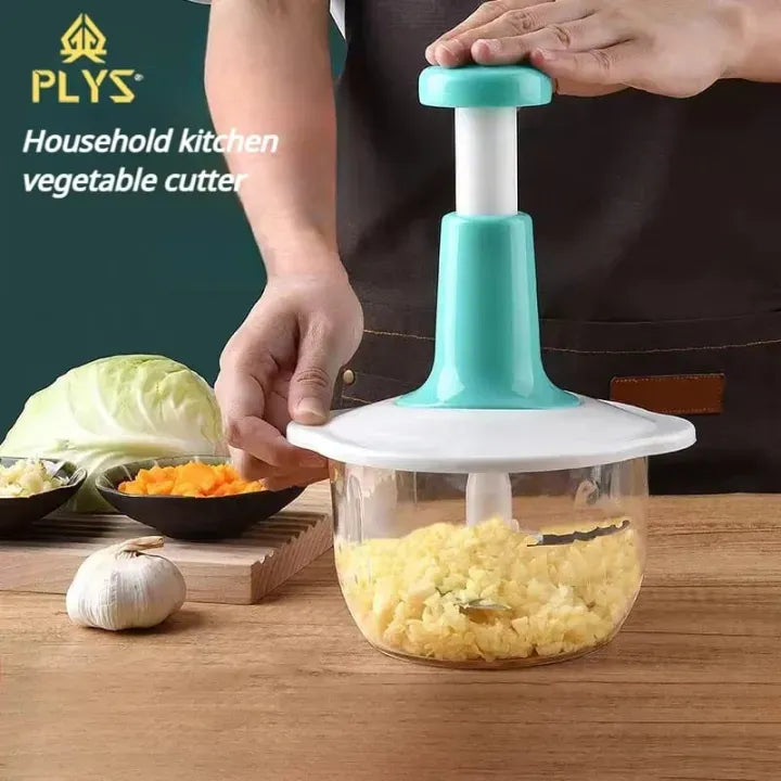 Hand Pat Food Processor Eater / Chopper Cutter / Handheld Vegetable