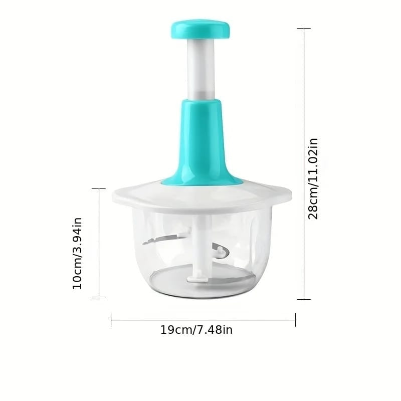 Hand Pat Food Processor Eater / Chopper Cutter / Handheld Vegetable